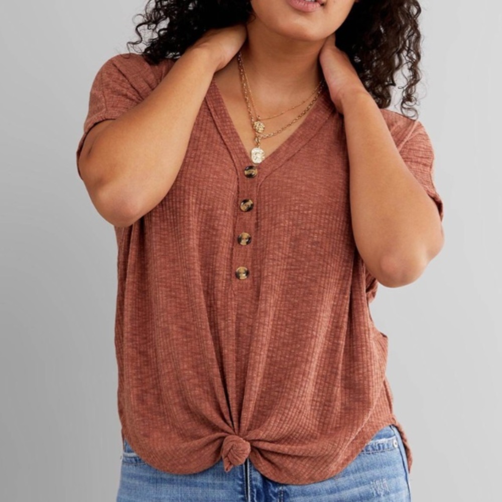 Pinkish Front Tie Top from Buckle